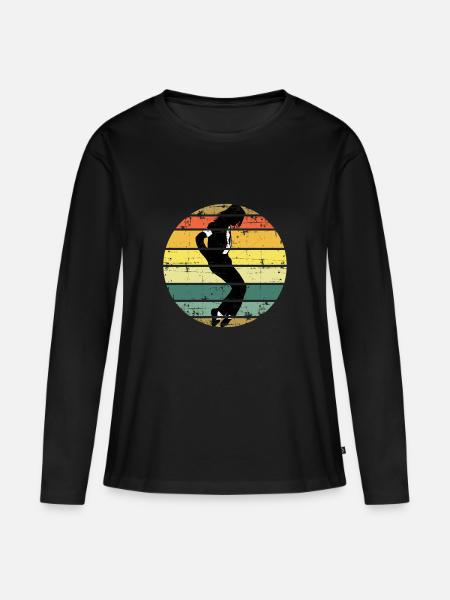 MUSIK - Frauen Premium Bio Langarmshirt - Schwarz