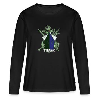 Titanic Remembered, RMS Titanic jour du souvenir - T-shirt manches longues Premium bio Femme - noir - Devant - Julia (174cm)