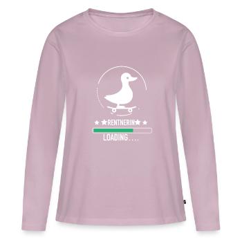 Rentnerin Pension Ruhestand Geschenk Für Damen - Women's Premium Organic Long Sleeve Shirt - dusky pink - Front - Julia (174cm)