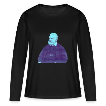 Victor Hugo - Écrivain romantique français - T-shirt manches longues Premium bio Femme - noir - Devant - Julia (174cm)