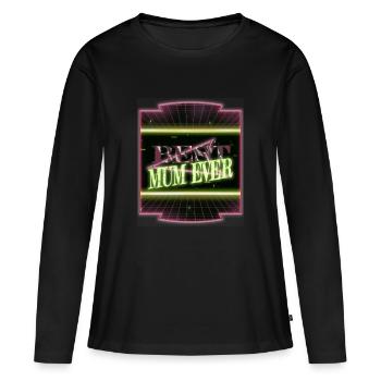 birthday present christmas present - Frauen Premium Bio Langarmshirt - Schwarz - Vorne - Julia (174cm)