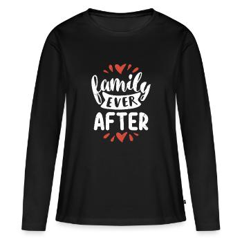 Family Ever After Adopt Family Adoption - Women's Premium Organic Long Sleeve Shirt - black - Front - Julia (174cm)