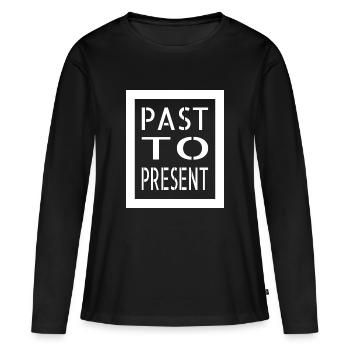Des expériences transformatrices, des moments inoubliables - T-shirt manches longues Premium bio Femme - noir - Devant - Julia (174cm)