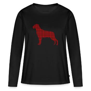 rottweiler - T-shirt manches longues Premium bio Femme - noir - Devant - Julia (174cm)