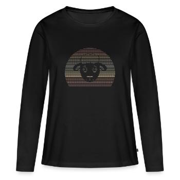 Bergers et bergers ASCII - T-shirt manches longues Premium bio Femme - noir - Devant - Julia (174cm)