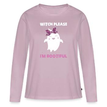 Ich Bin Bootiful - Hexen Liebhaber - Frauen Premium Bio Langarmshirt - Altrosa - Vorne - Julia (174cm)