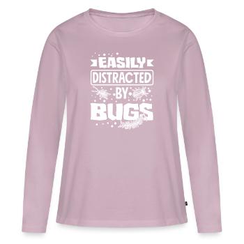 Pest Control Technician Exterminator Easily - Frauen Premium Bio Langarmshirt - Altrosa - Vorne - Julia (174cm)