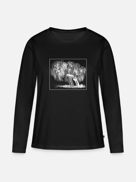 Arbre - T-shirt manches longues Premium bio Femme - noir