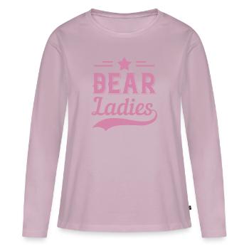 Dear Ladies - Women's Premium Organic Long Sleeve Shirt - dusky pink - Front - Julia (174cm)
