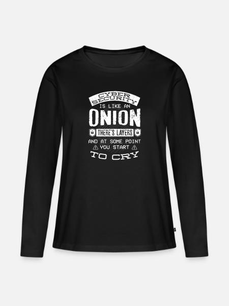Cyber Security Professional Expert Ethical Hacker - Frauen Premium Bio Langarmshirt - Schwarz