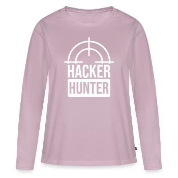 Hacker Hunter Gaming Warzone Streamer Console Game - Frauen Premium Bio Langarmshirt - Altrosa - Vorne - Julia (174cm)
