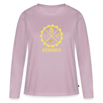 Beergineer Homebrew Home Brewing Beer Brewer Hops - Women's Premium Organic Long Sleeve Shirt - dusky pink - Front - Julia (174cm)