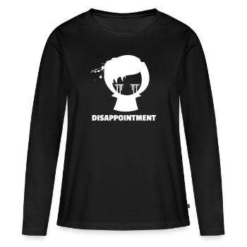 Déception | Vêtements Emo pour filles | | Emocore Emo - T-shirt manches longues Premium bio Femme - noir - Devant - Julia (174cm)