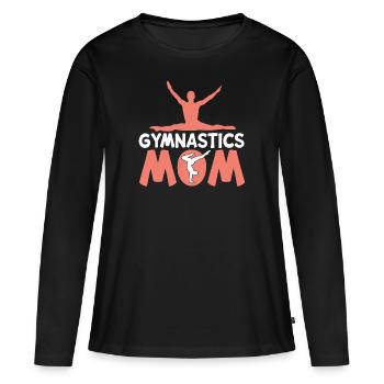 Acrobat Gymnastique Gymnastique Tumbling - T-shirt manches longues Premium bio Femme - noir - Devant - Julia (174cm)