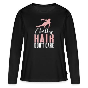 Acrobat Gymnastique Gymnastique Tumbling - T-shirt manches longues Premium bio Femme - noir - Devant - Julia (174cm)