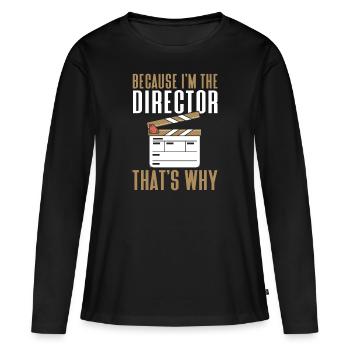 Actrice, Drame, Broadway, Comédie musicale - T-shirt manches longues Premium bio Femme - noir - Devant - Julia (174cm)