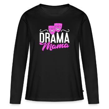 Actress Drama Broadway Musical Theater - Women's Premium Organic Long Sleeve Shirt - black - Front - Julia (174cm)