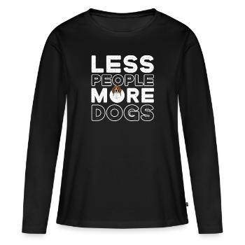 Arboriculture Walker Coonhound - T-shirt manches longues Premium bio Femme - noir - Devant - Julia (174cm)
