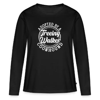 Arboriculture Walker Coonhound - T-shirt manches longues Premium bio Femme - noir - Devant - Julia (174cm)