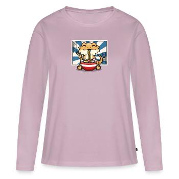 Bearded Dragon - Women's Premium Organic Long Sleeve Shirt - dusky pink - Front - Julia (174cm)
