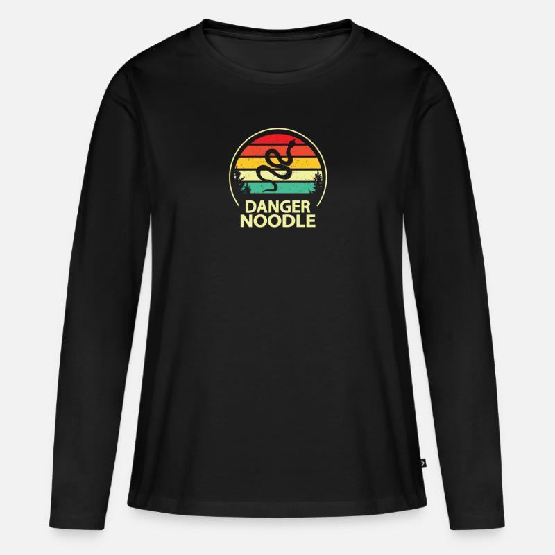 Danger Noodle - Women's Premium Organic Long Sleeve Shirt - black