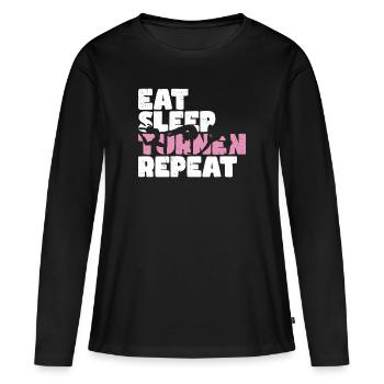 Gymnastics | Gymnastics Gymnastics Girls Women - Women's Premium Organic Long Sleeve Shirt - black - Front - Julia (174cm)
