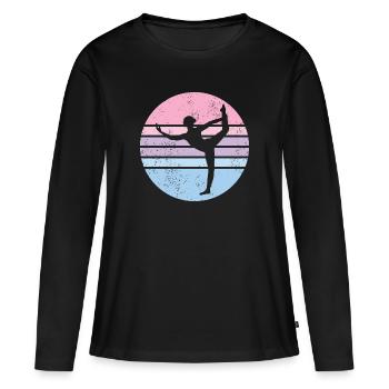Gymnastics | Gymnastics Gymnastics Girls Women - Women's Premium Organic Long Sleeve Shirt - black - Front - Julia (174cm)