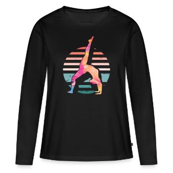 Gymnastics | Gymnastics Gymnastics Girls Women - Women's Premium Organic Long Sleeve Shirt - black - Front - Julia (174cm)