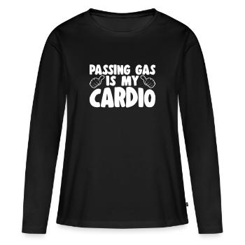 Anesthesiologist Passing Gas Is My Cardio Gifts - Frauen Premium Bio Langarmshirt - Schwarz - Vorne - Julia (174cm)