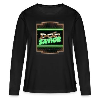 Les droits des animaux protègent contre la cruauté envers les animaux - T-shirt manches longues Premium bio Femme - noir - Devant - Julia (174cm)
