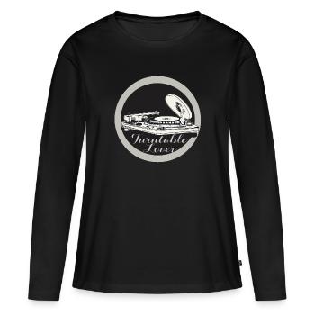 RECORD PLAYERS - Women's Premium Organic Long Sleeve Shirt - black - Front - Julia (174cm)
