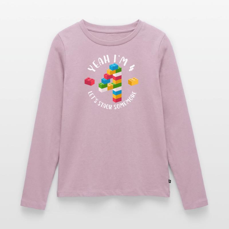 Yeah I'm 4 Let's stack some more Frauen Premium Bio Langarmshirt