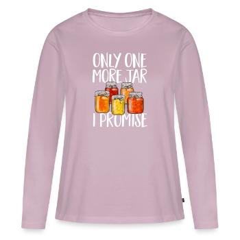 Einmachen Einkochen Lebensmitteln Konservieren - Frauen Premium Bio Langarmshirt - Altrosa - Vorne - Julia (174cm)