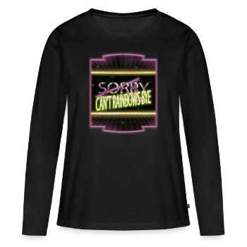 lgbtq love 30th anniversary funny activist tshirts - Frauen Premium Bio Langarmshirt - Schwarz - Vorne - Julia (174cm)