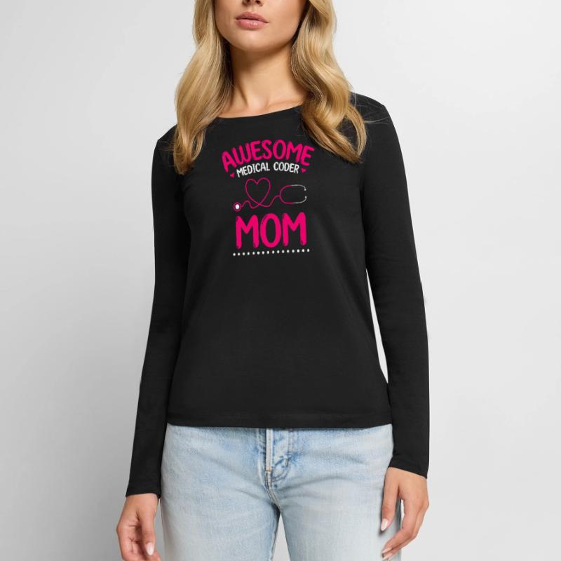 Medical Coder Coding Specialist Women's Premium Organic Long Sleeve Shirt