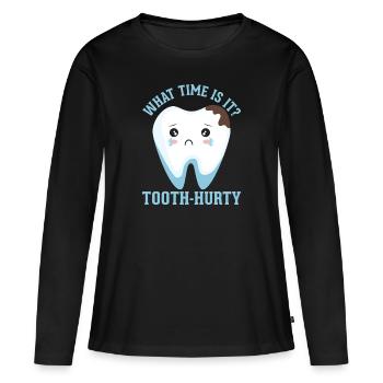 Dentist Dentist Dentistry Dental Treatment - Women's Premium Organic Long Sleeve Shirt - black - Front - Julia (174cm)