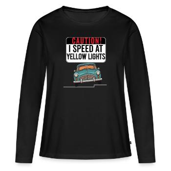 Neue Fahrschüler Mädchen Frauen Mutter Tochter - Frauen Premium Bio Langarmshirt - Schwarz - Vorne - Julia (174cm)