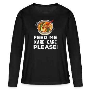 Philippines Philippines Femmes Hommes Cuisine philippine - T-shirt manches longues Premium bio Femme - noir - Devant - Julia (174cm)