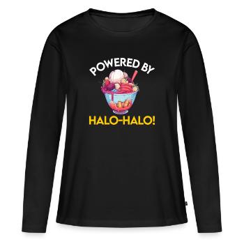 Philippines Philippines Femmes Hommes Cuisine philippine - T-shirt manches longues Premium bio Femme - noir - Devant - Julia (174cm)