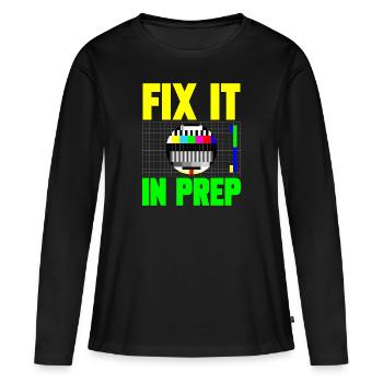 Video Editor Filmemacher Videofilmer - Frauen Premium Bio Langarmshirt - Schwarz - Vorne - Julia (174cm)