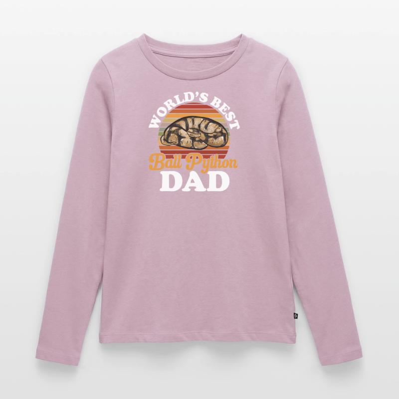 Ball Python Snake King Python T-shirt manches longues Premium bio Femme