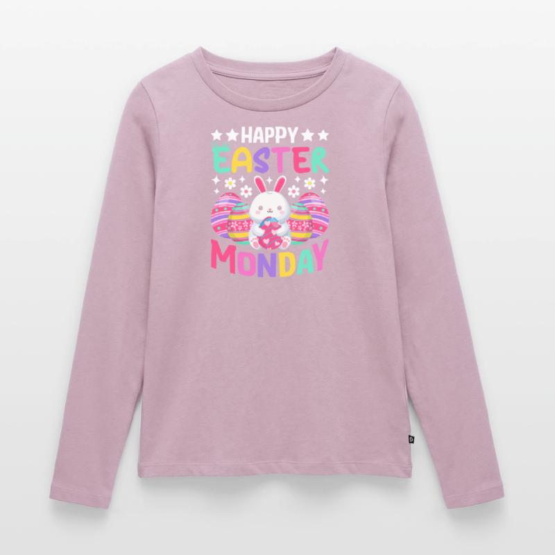 Happy Easter Monday! Easter Easter Eggs Easter Bunny Women's Premium Organic Long Sleeve Shirt