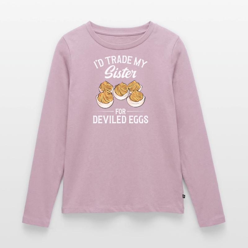 Stuffed Eggs Deviled Eggs Women's Premium Organic Long Sleeve Shirt