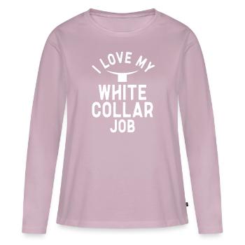 Priester Katholischer christlicher Priester - Frauen Premium Bio Langarmshirt - Altrosa - Vorne - Julia (174cm)