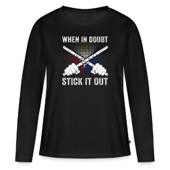 Arnis Eskrima Kali Filipino FMA - T-shirt manches longues Premium bio Femme - noir - Devant - Julia (174cm)