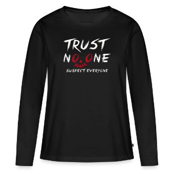 Krimi-Dinner-Spaß-Nacht - Frauen Premium Bio Langarmshirt - Schwarz - Vorne - Julia (174cm)