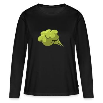 fart farting farting farting - Women's Premium Organic Long Sleeve Shirt - black - Front - Julia (174cm)