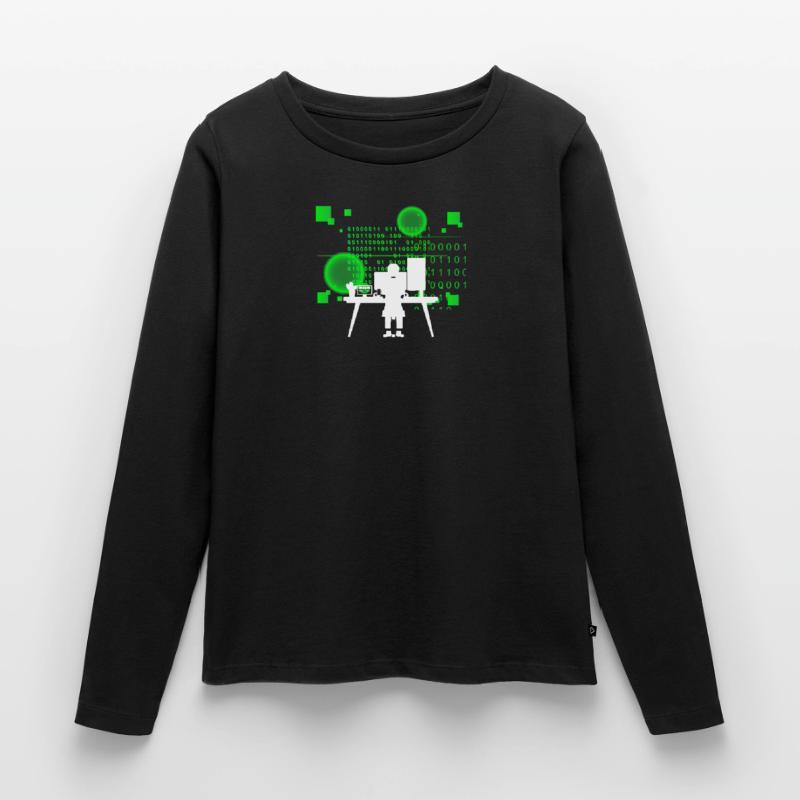 Programmer Coder Software Developer Women's Premium Organic Long Sleeve Shirt