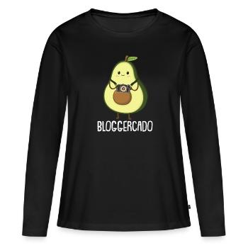 Blog Blogging Blogger - Women's Premium Organic Long Sleeve Shirt - black - Front - Julia (174cm)