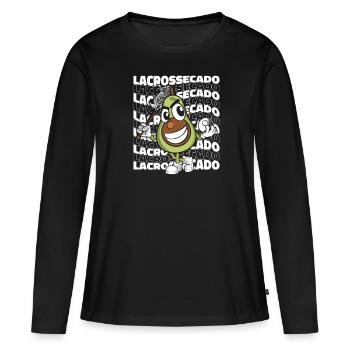 Lacrosse - T-shirt manches longues Premium bio Femme - noir - Devant - Julia (174cm)